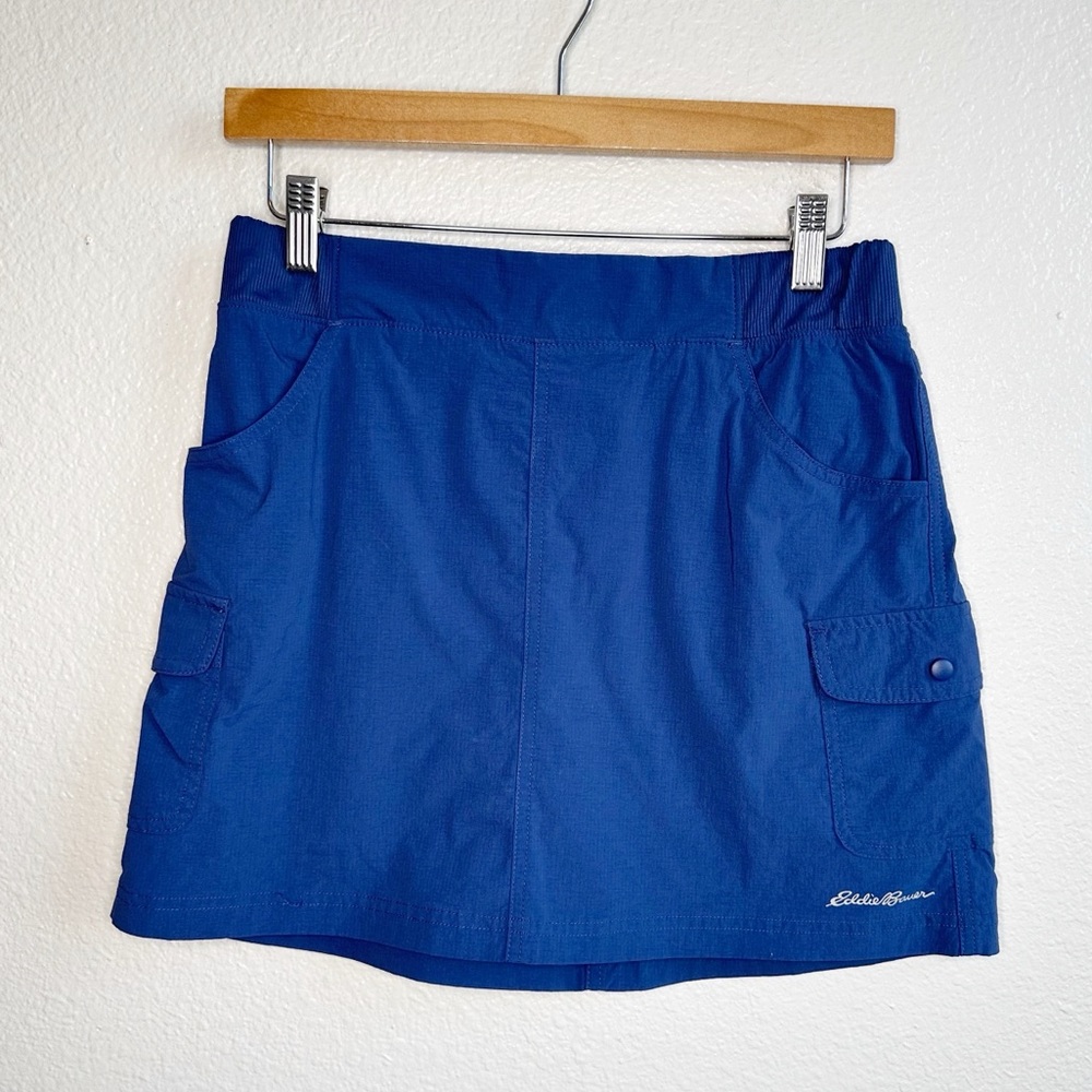 Eddie Bauer Blue Skort With Pockets Women’s Size Medium